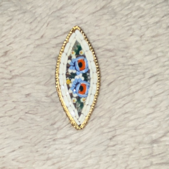 Mosaic Tile Pin from Italy - Picture 3 of 6